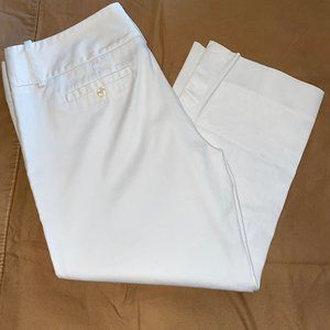 White Crop Pant
